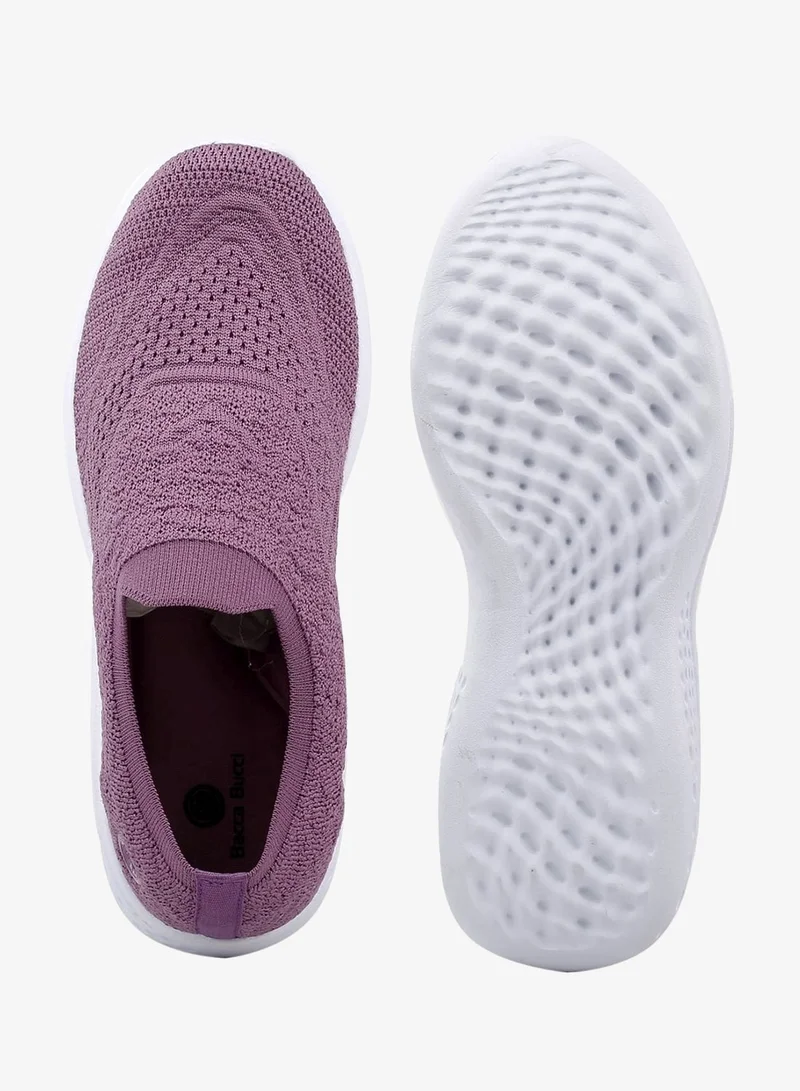 Bacca Bucci Purple WALKER Slip-On Walking Breathable Mesh Sports Shoes for Women | Best Price UAE